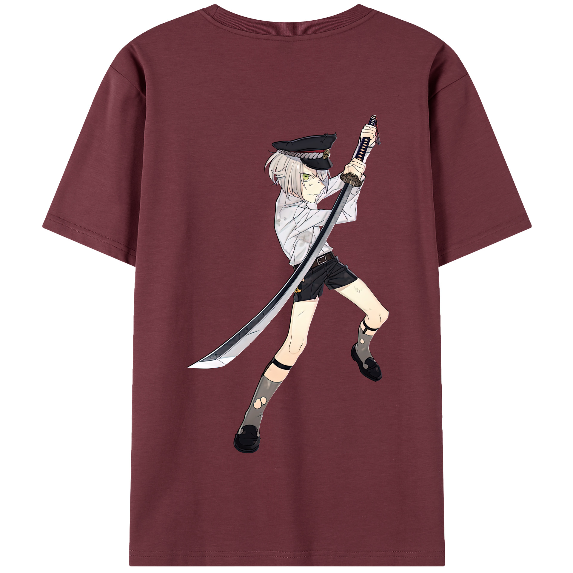 （画像用） 刀剣乱舞 Touken Ranbu 綿100％半袖Tシャツ（背面プリント）